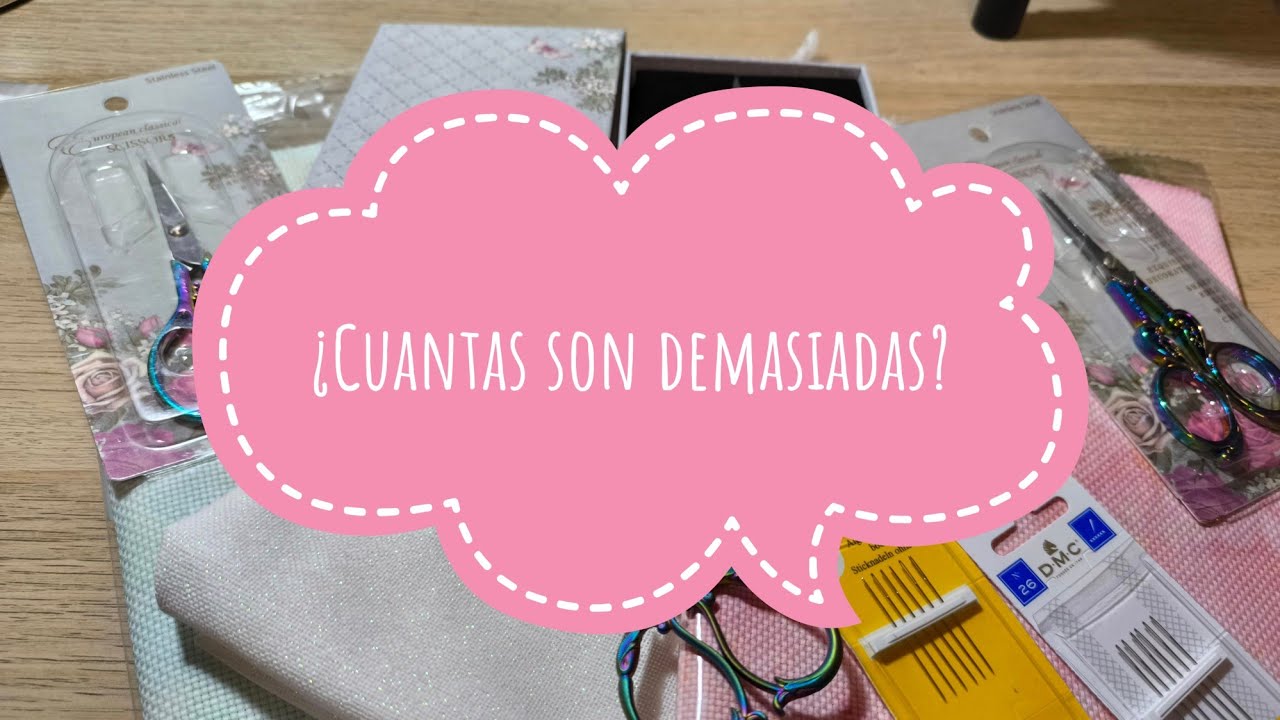 🪡🧵Tijeras, agujas, telas etc etc....🧵🪡 #5stitch