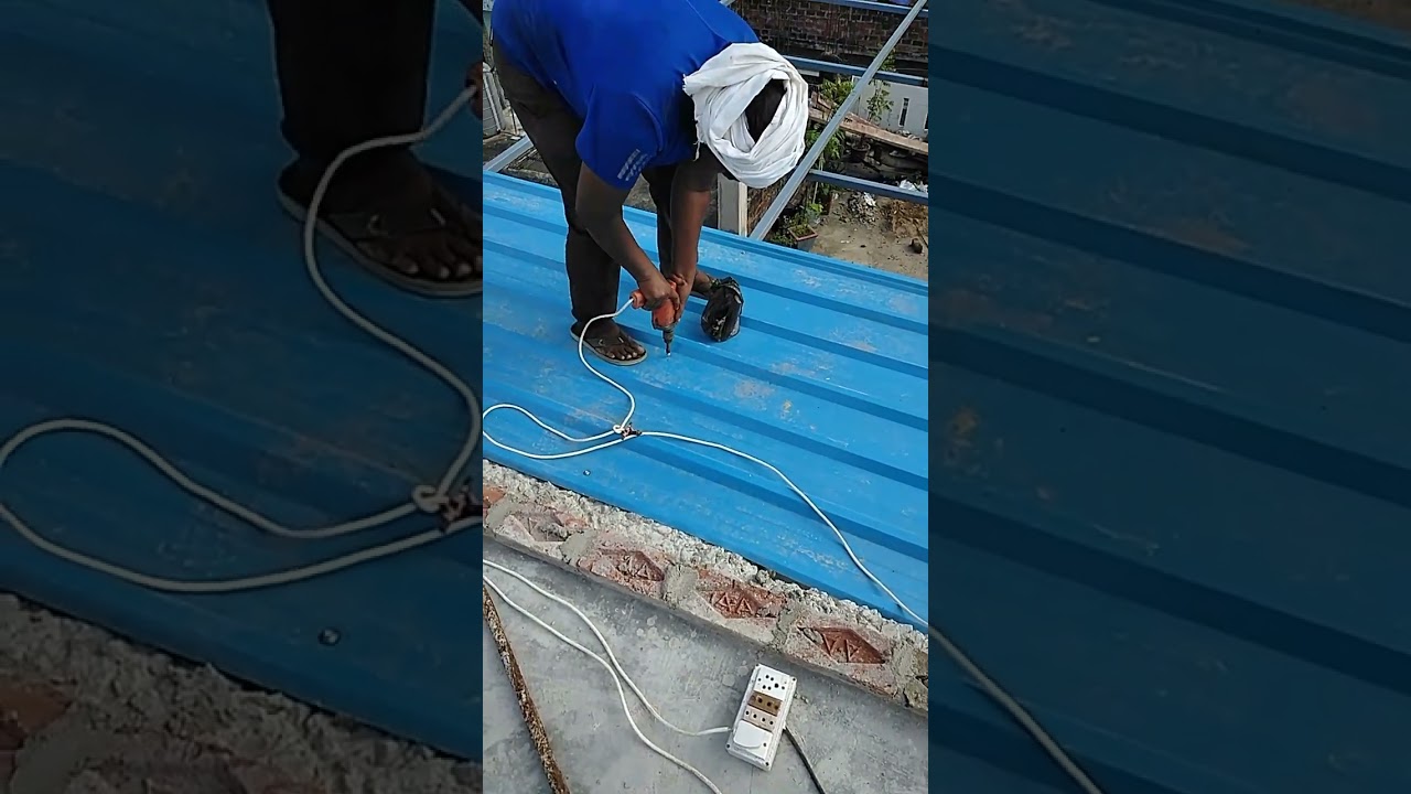 Chhat ki chadar fitting/Vishwakarmafabrication