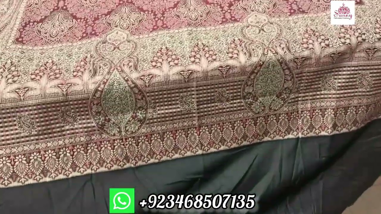 Pashmina Kashmiri Jacquard Shawl #pashmina #jacquard #winteraccessories #winterwear #warm #stunning 