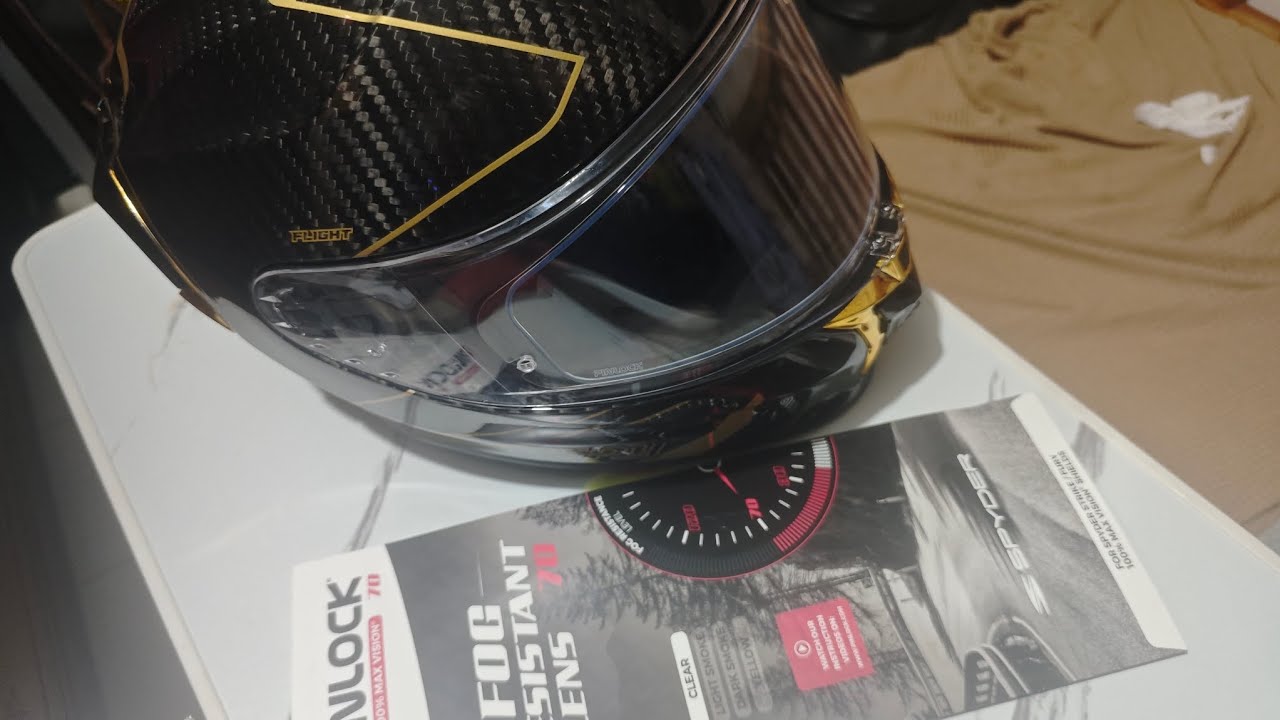Unboxing Pinlock for Spyder Flight Helmet from Shopee