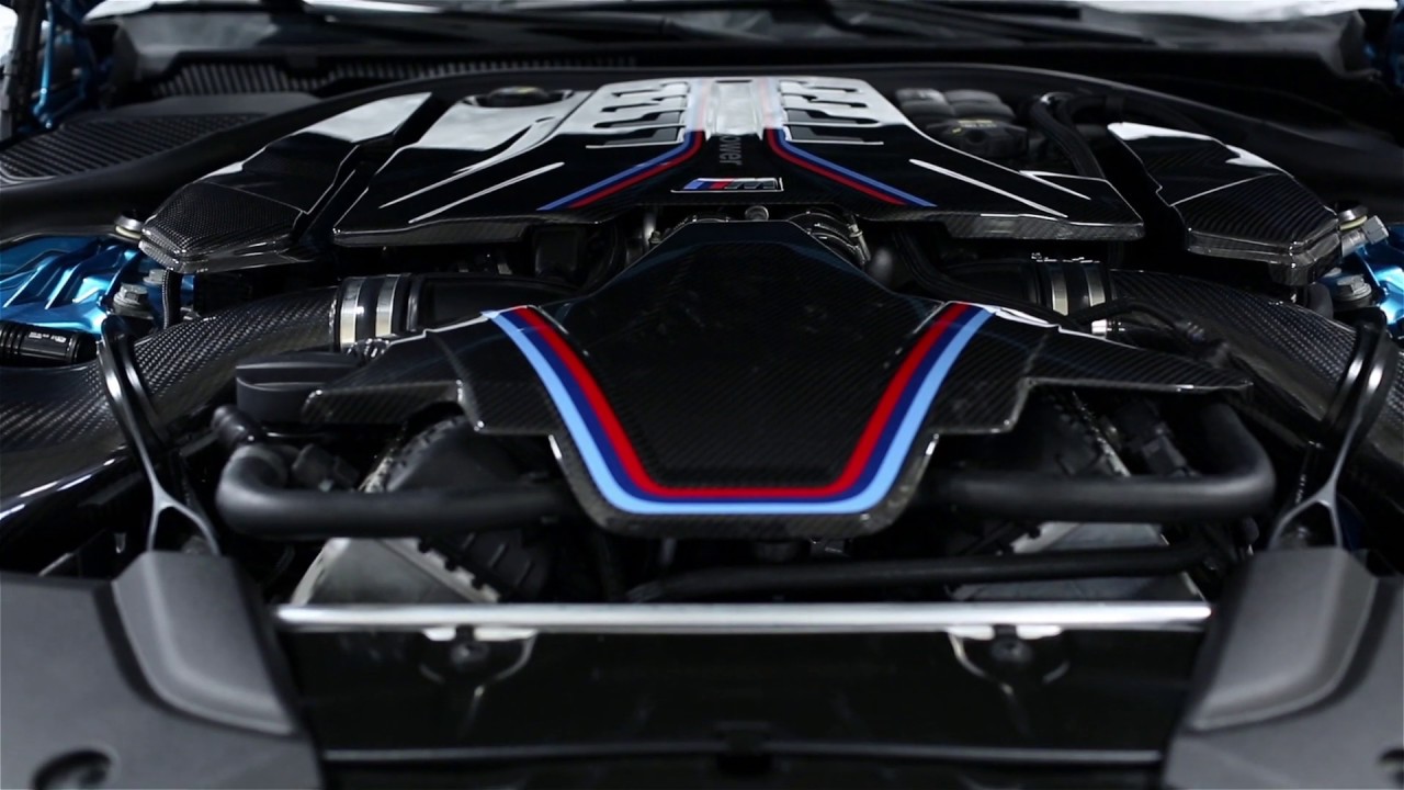 Carbon All the Things: IND F90 M5 Gets an Engine Dress-Up