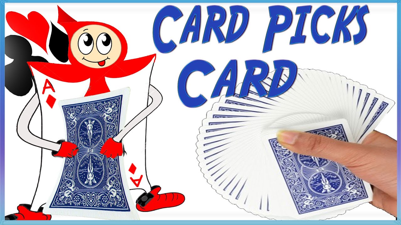 Close up Card Magic - A Card Picks a Card | Easy to Learn Card Trick
