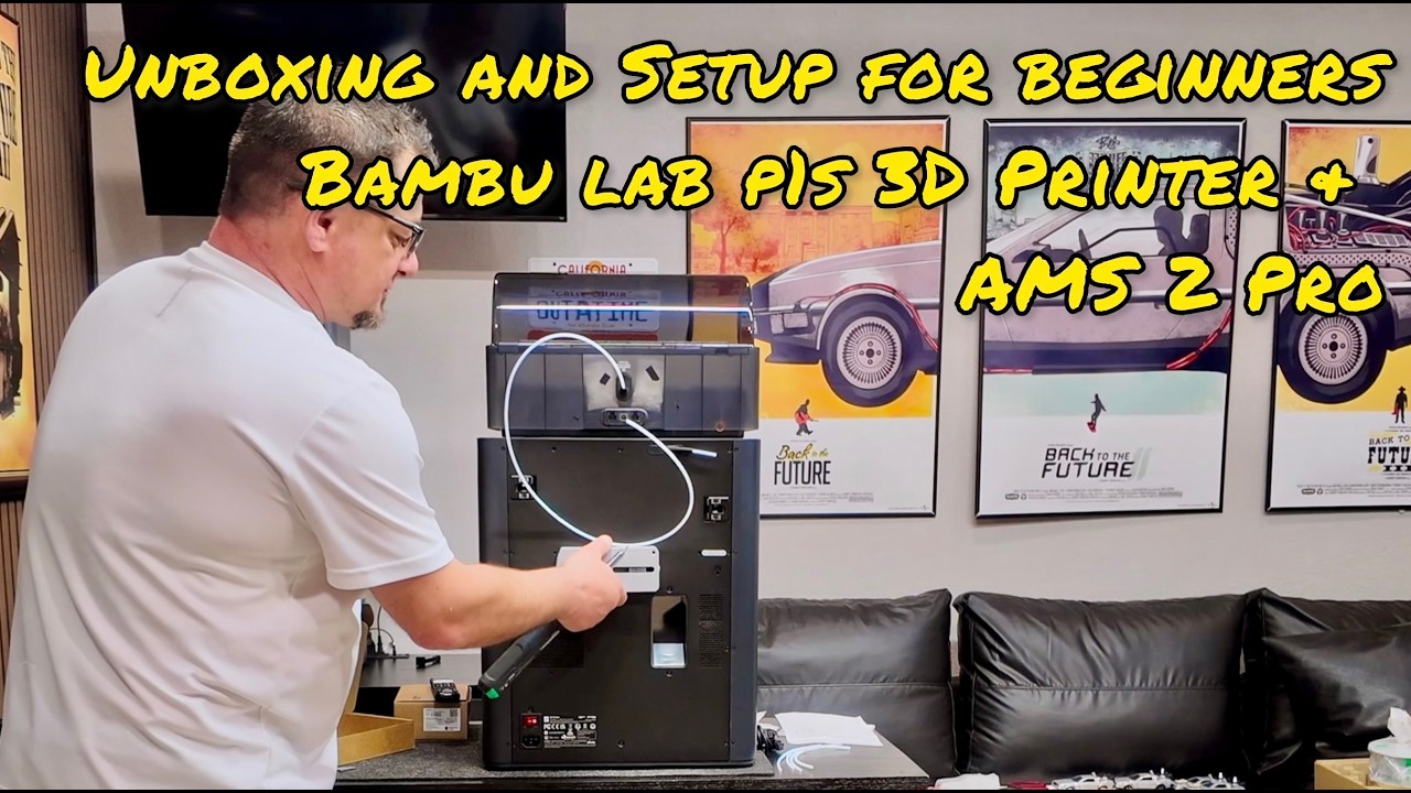 Unboxing and Setup of Bambu Lab P1S 3D Printer & Bambu Lab AMS 2 Pro: A Step-by-Step Guide