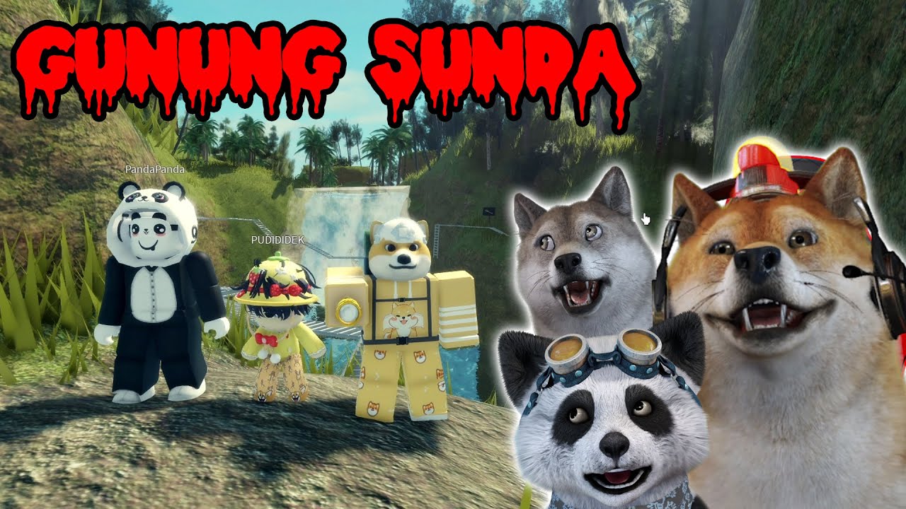 TRIO KOCAK MENDAKI GUNUNG YANG KATA NYA ANGKER!! - Roblox Gunung Sunda