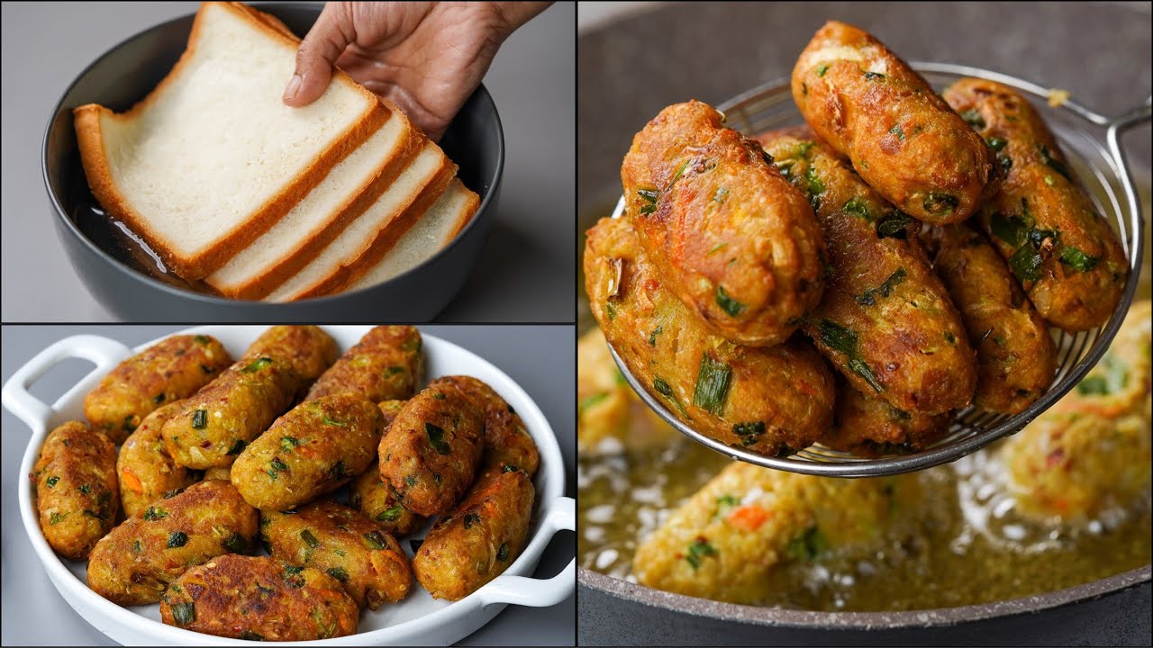 Did You Have Leftover Bread At Home, You Can Make This Evening Snacks Recipe | Bread Veg Pakoda