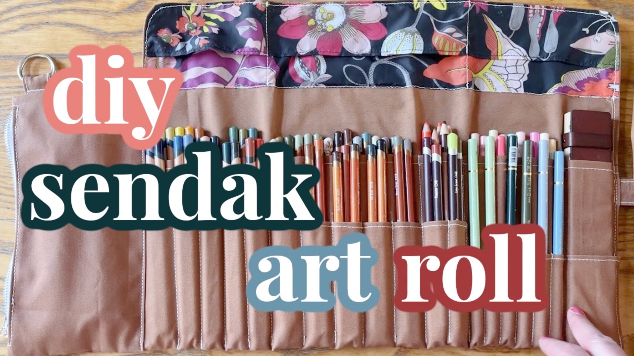 What's inside my DIY Sendak dupe art roll 😍