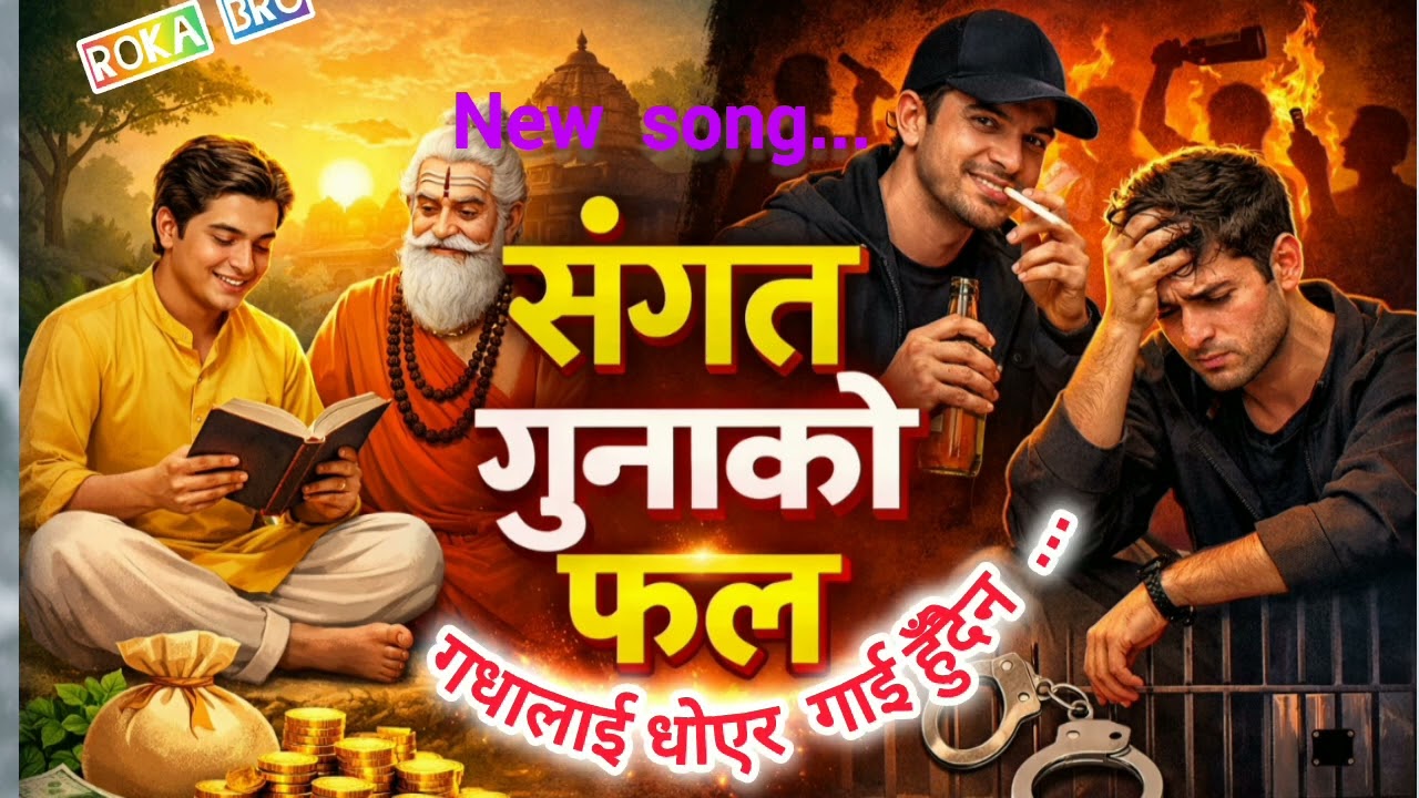 गधालाई धोएर गाई हुँदैन । संगत गुनाको फल ... #new #song #video #lyrics 