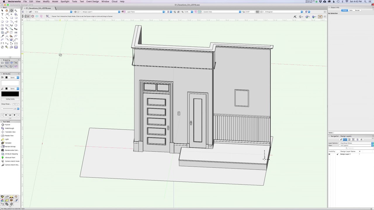 04 Vectorworks 3D 101 : Navigation Basics