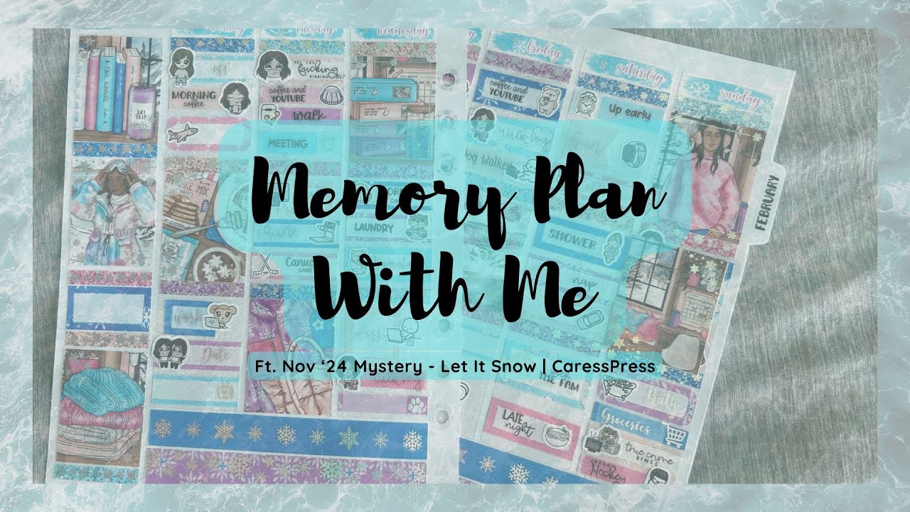 Memory Plan With Me | Let It Snow (CaressPress)