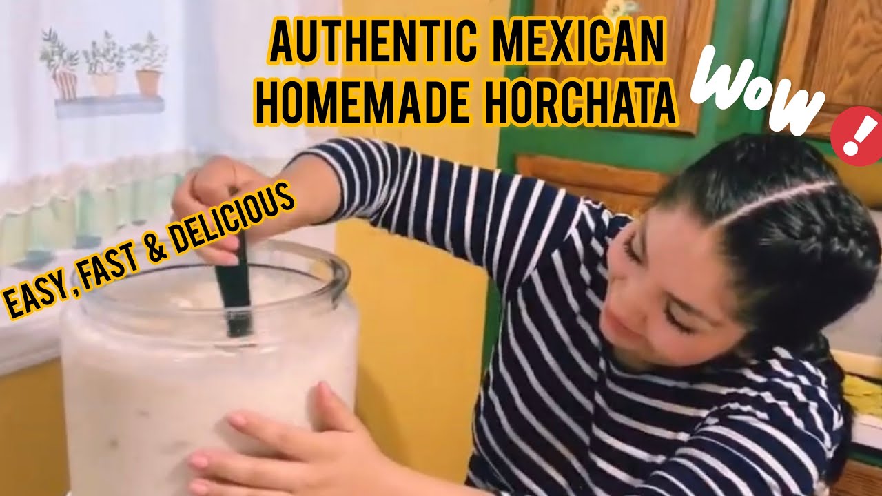 How To Make Horchata | An Authentic Mexican Recipe EVERYONE Will Love!  Easy, Fast & Delicious!!!!!!