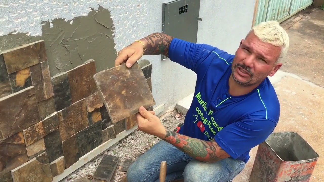 Aprenda a fazer mosaico de pedra ferro