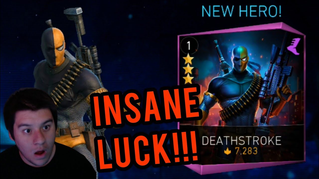 I GOT DEATHSTROKE FOR ONLY $20!!! Luckiest Pack Opening EVER!!! - Injustice 2 Mobile