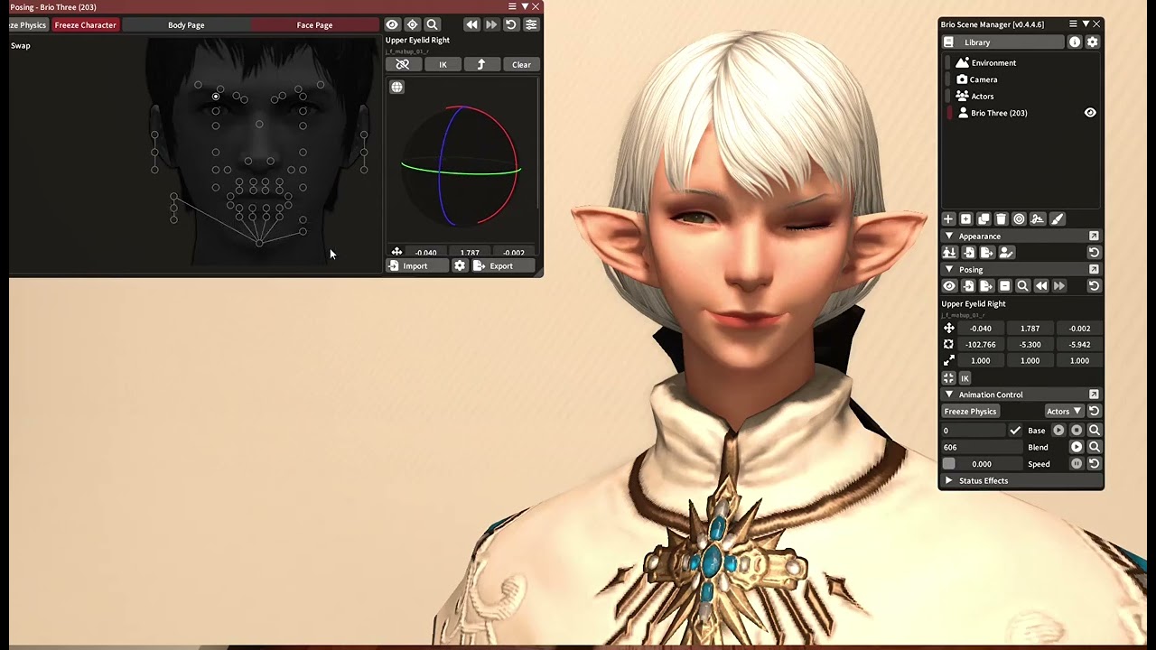 How to Gpose in FFXIV with Brio - Part 4: Posing Faces