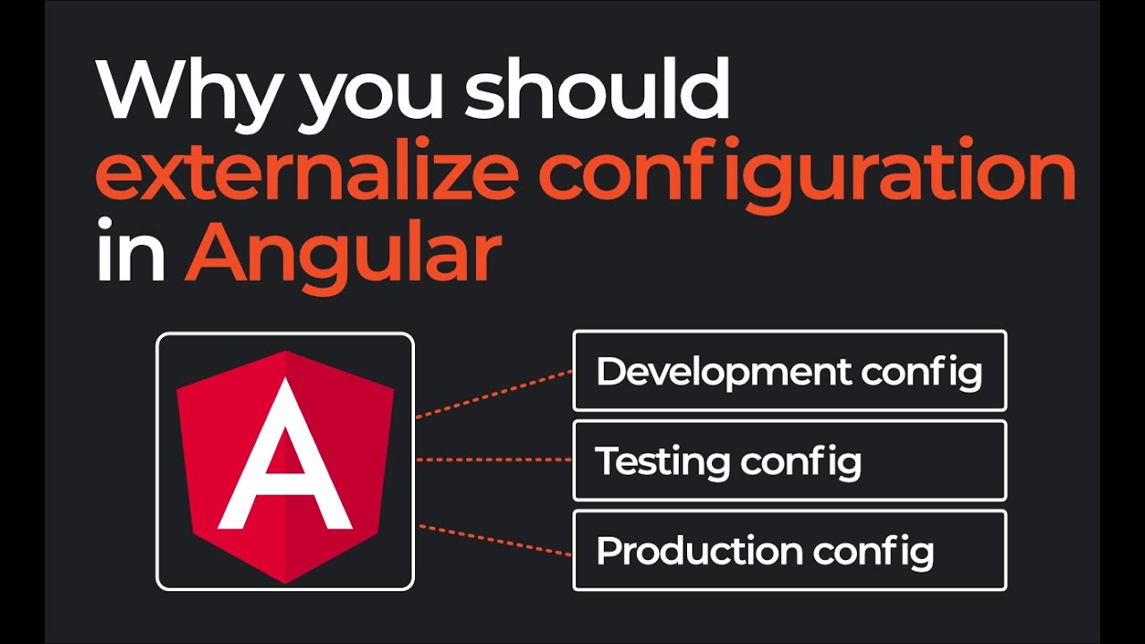 Why you should externalize configuration in Angular