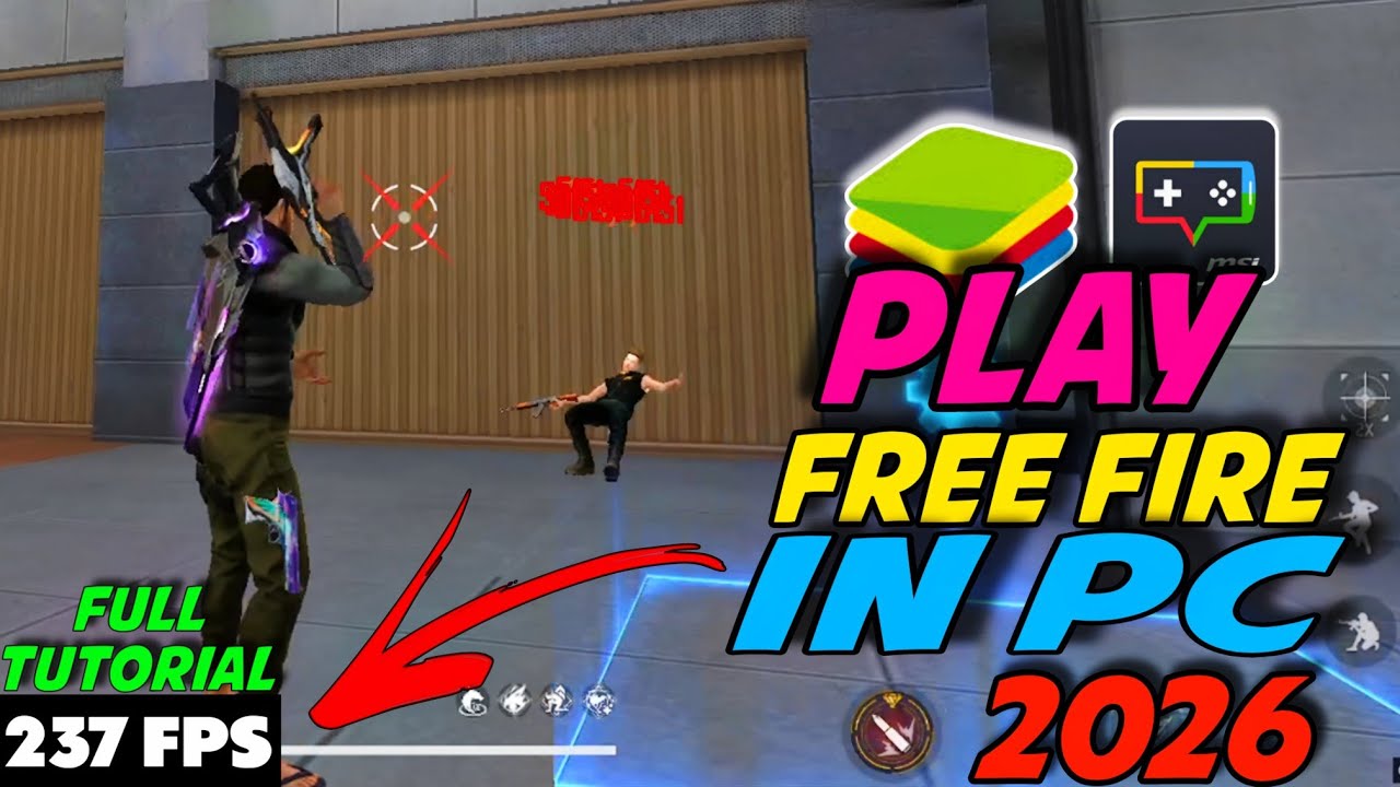2026 How To Download & Play Free Fire In PC Laptop | Full Tutorial | MSI 5 | Bluestacks 5