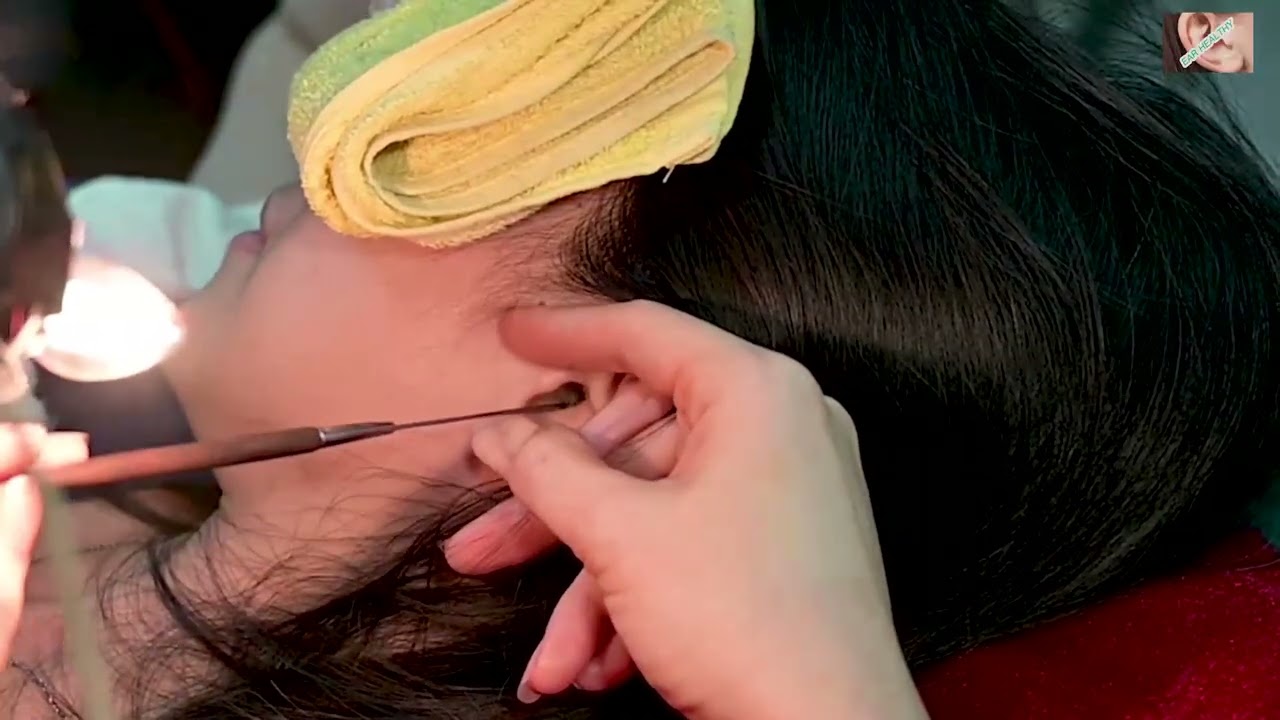 耳掃除 ホーチミン市美女ピムちゃんの理髪店体験 / ASMR HCM Barber shop Ear cleaning service Remake Part 03