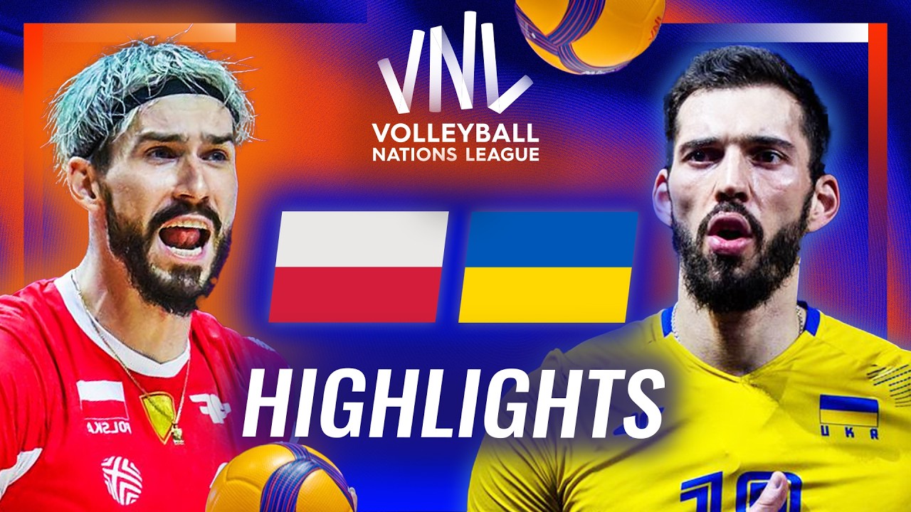Poland 🇵🇱 vs. Ukraine 🇺🇦 - Quarter Final | Highlights | Men's VNL 2026