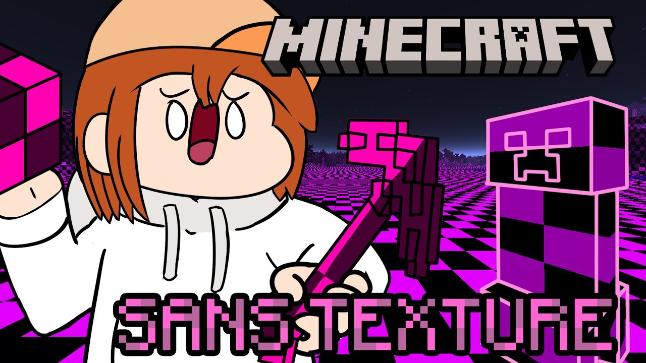 L'HORRIBLE Minecraft sans TEXTURE