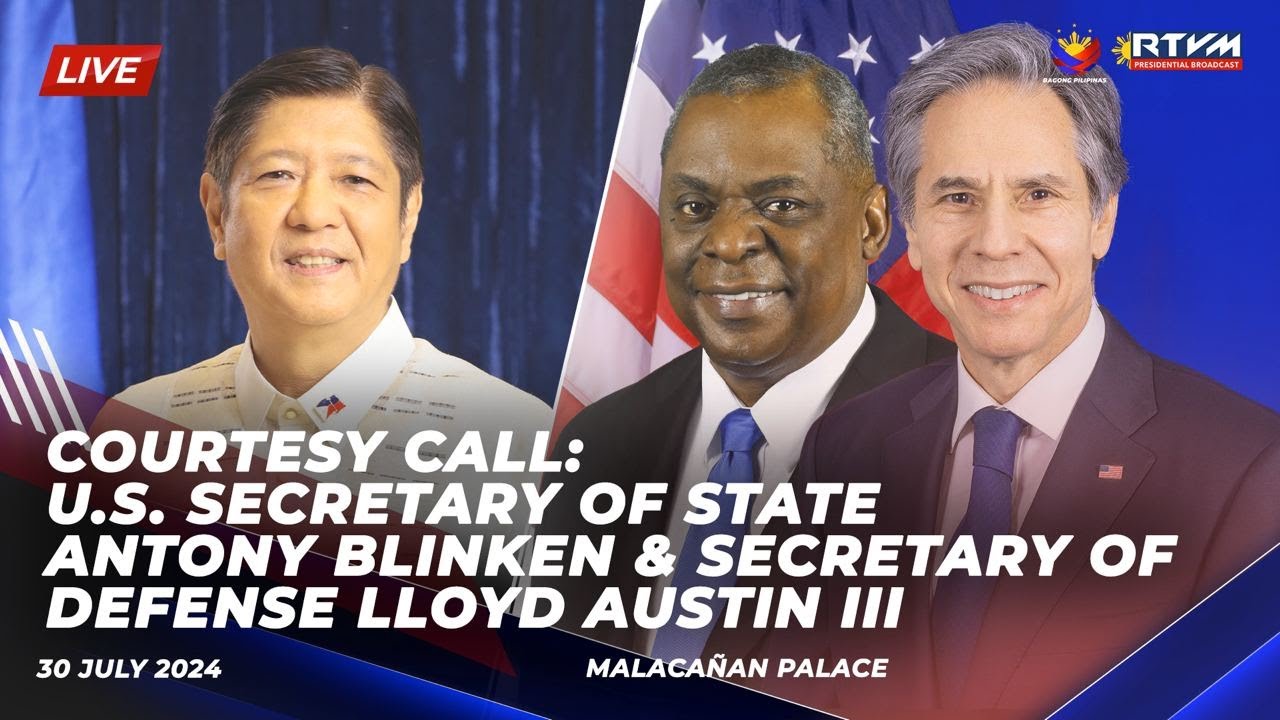 Courtesy Call: U.S. Secretary of State Antony Blinken & Secretary of Defense Lloyd Austin III
