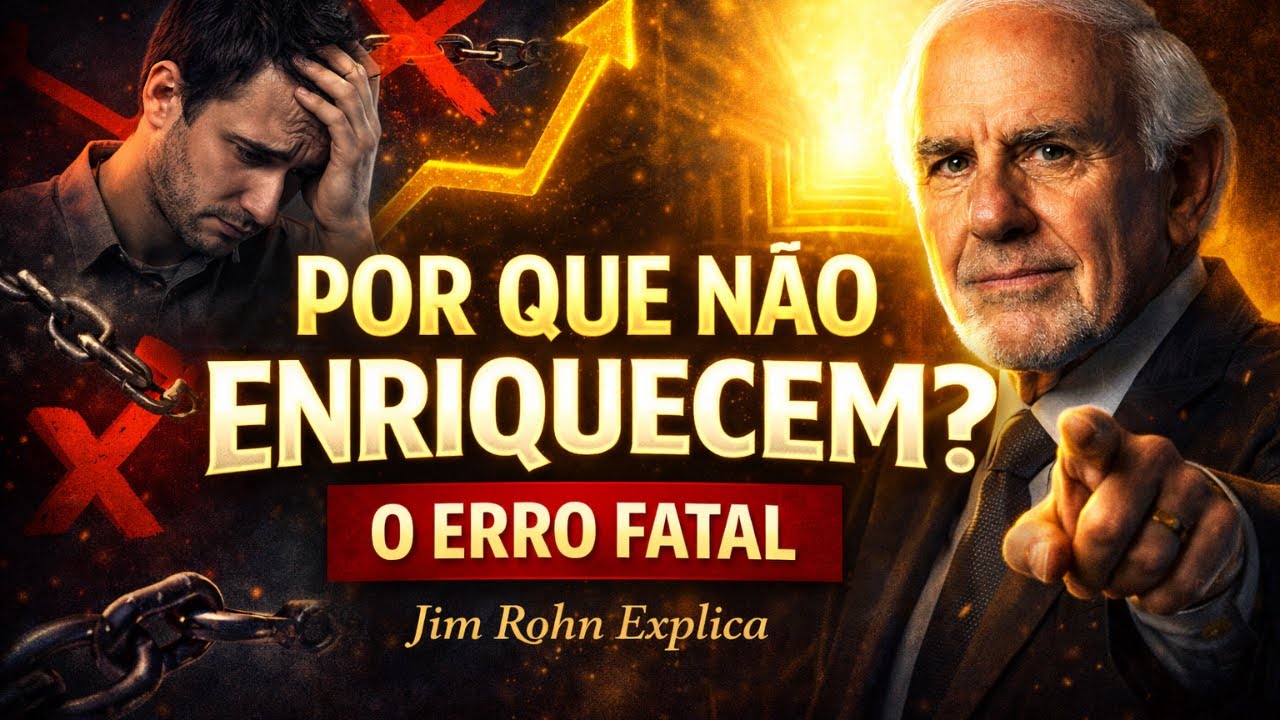 Por Que Algumas Pessoas Nunca Enriquecem? Jim Rohn Explica o Erro