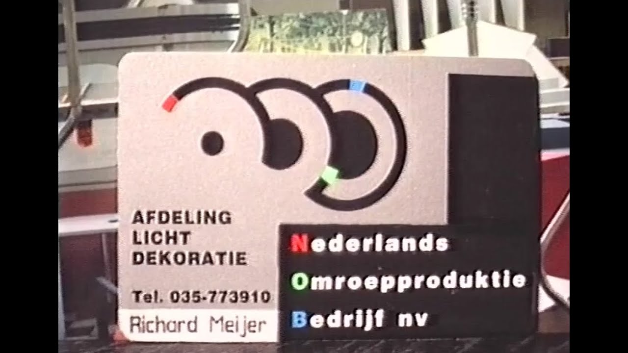 Najaar 1992 - NOB Studio en Decorcentrum Mediapark Hilversum