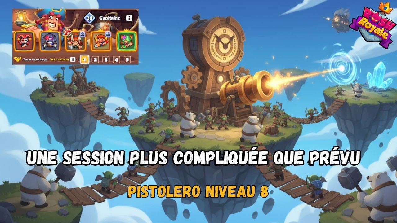 Rush Royale | Une session plus compliquée que prévu – Pistolero niveau 8