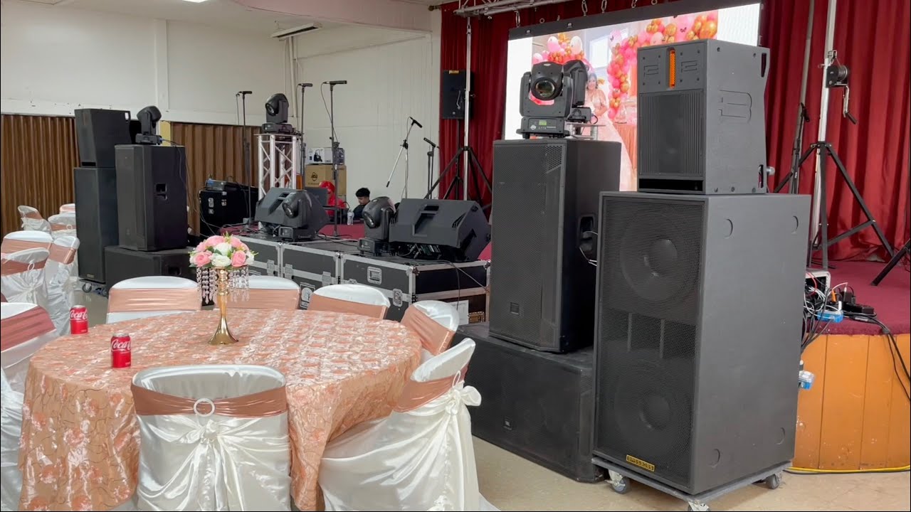 Me toco trabajar a lado de otro sonido con puro JBL