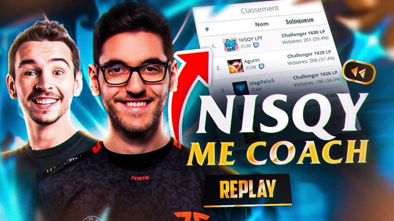 LE MEILLEUR JOUEUR D'EUROPE ME COACH ! (League of Legends avec Nisqy)