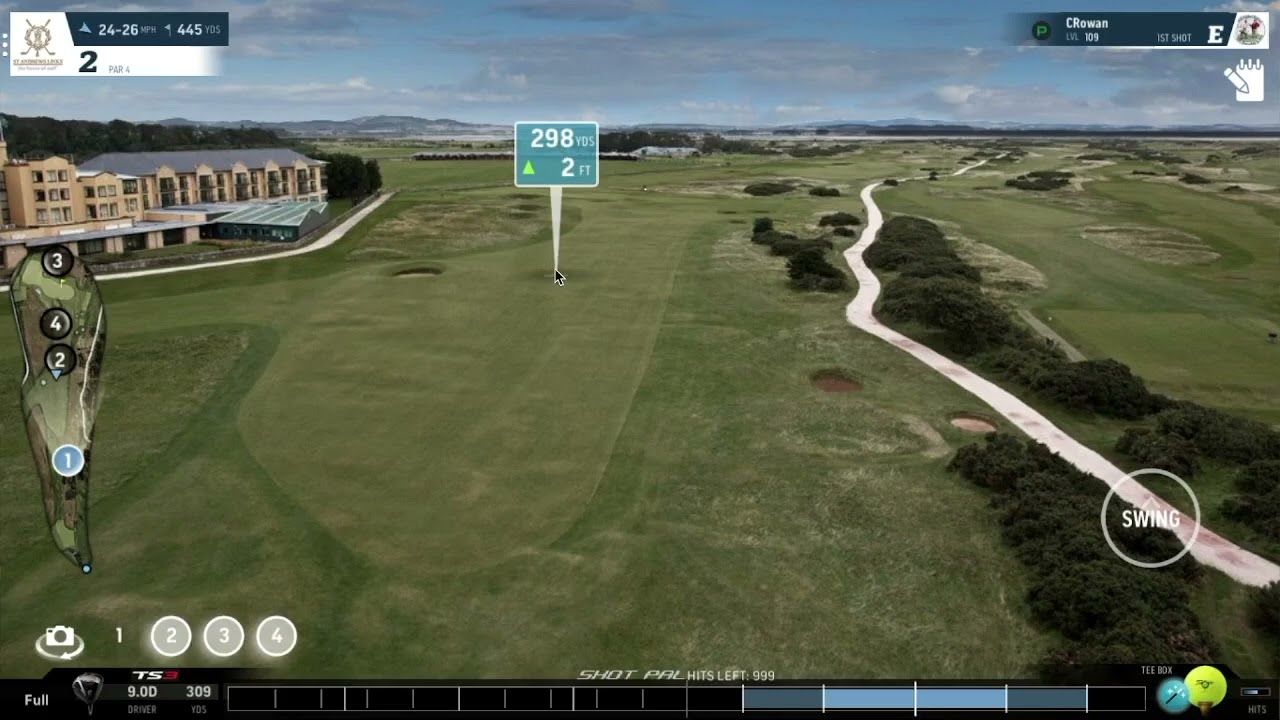 WGT Tee wind aim