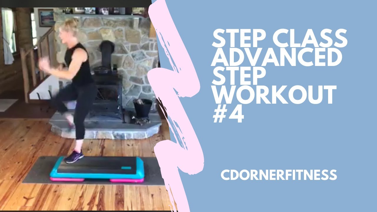 STEP Aerobics OLD SCHOOL Advanced Step Class! At Home Step Workout! 140 bpm #4