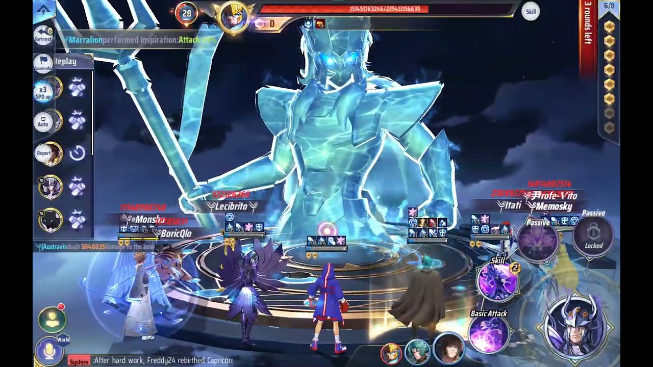 Legion Boss - Poseidon -  Max Damage - 9.71%  (21 bi)