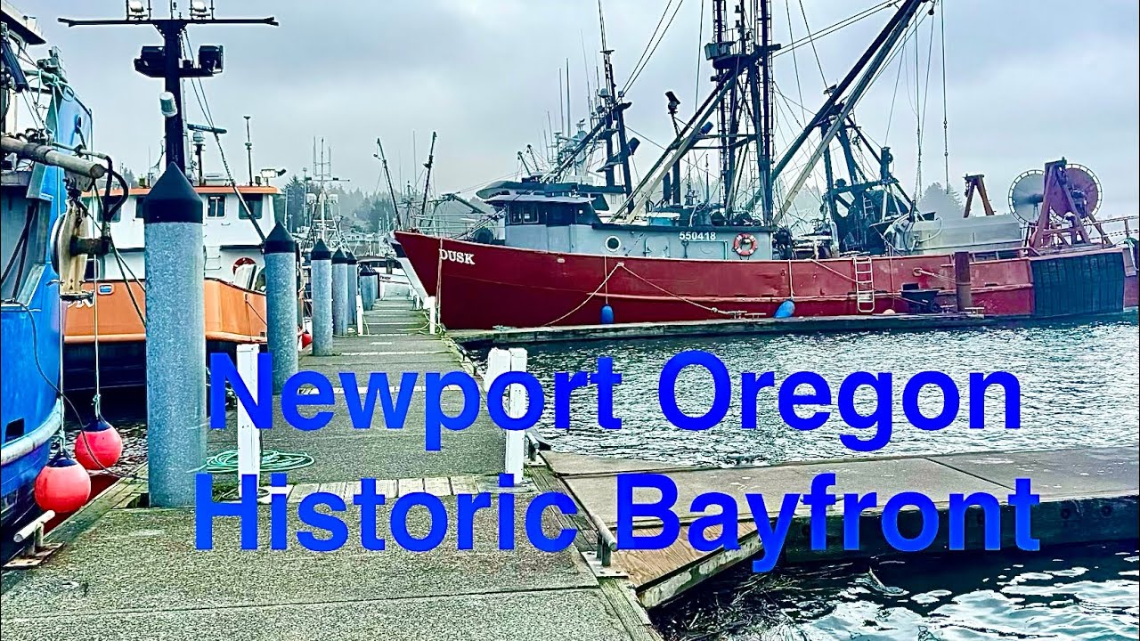 A little window of the fishing docks in my hometown Newport Oregon 