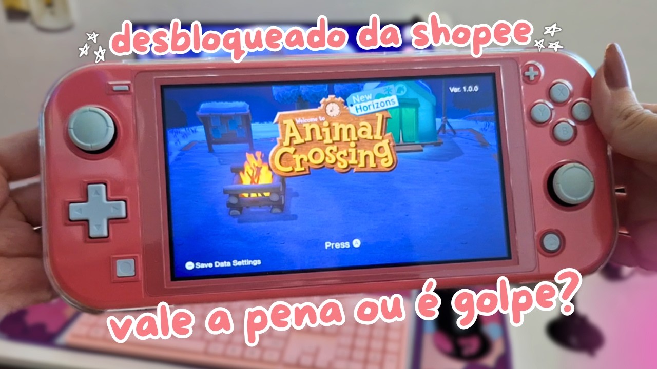É golpe? Tudo sobre o SWITCH LITE da SHOPEE DESBLOQUEADO + Acessórios Baratos!