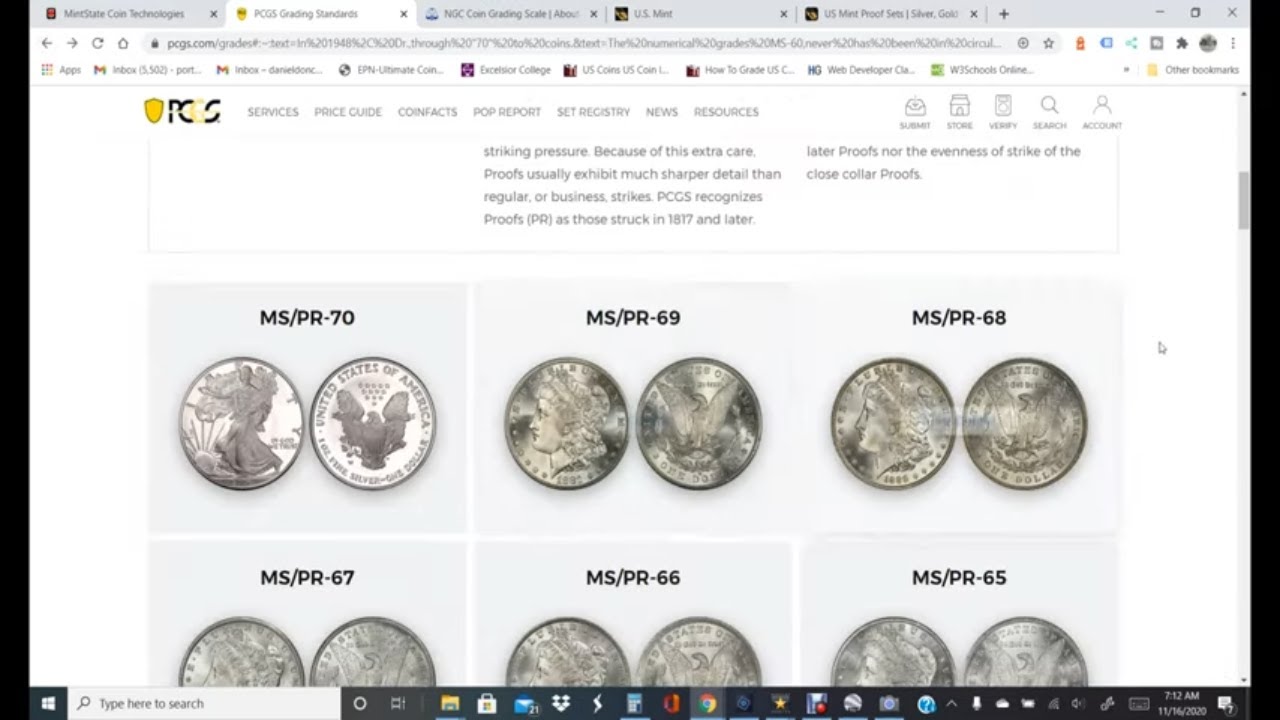 Mennica USA nie produkuje monet MS70 ani PR70! Czym więc jest moneta MS70 PR70?