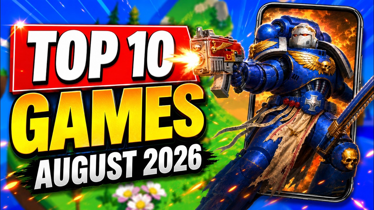 Топ-10 НОВЫХ мобильных игр августа 2026 на iOS и Android