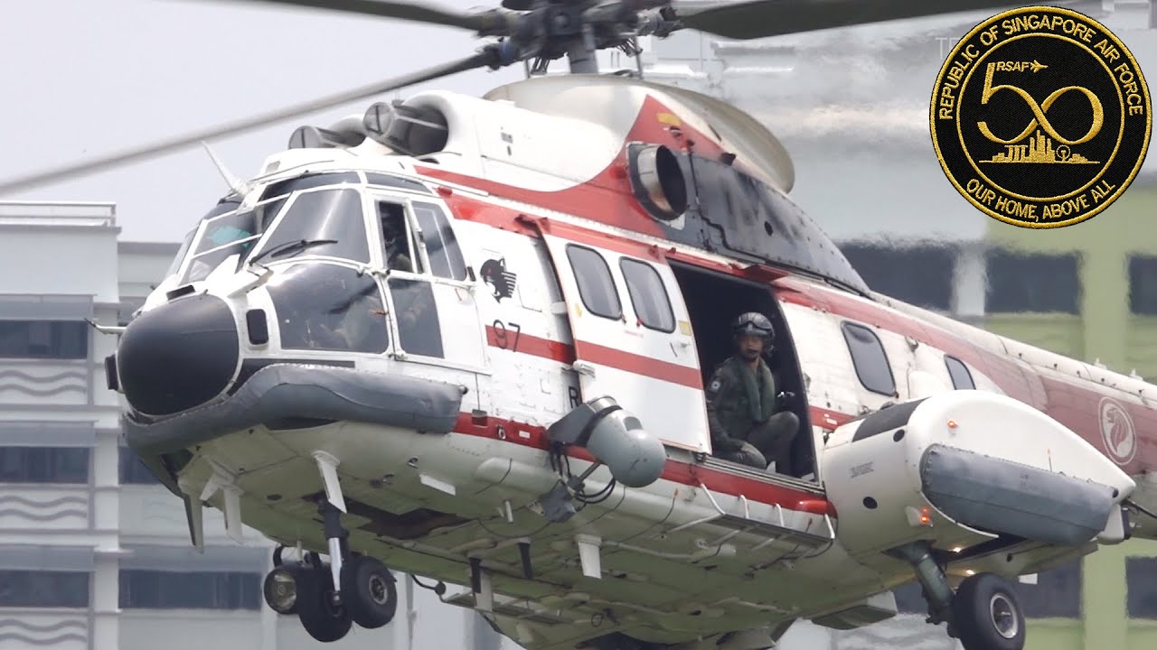 Rescue 10 Super Puma Live Demonstration, RSAF50@Heartlands: Sembawang (Day 2)