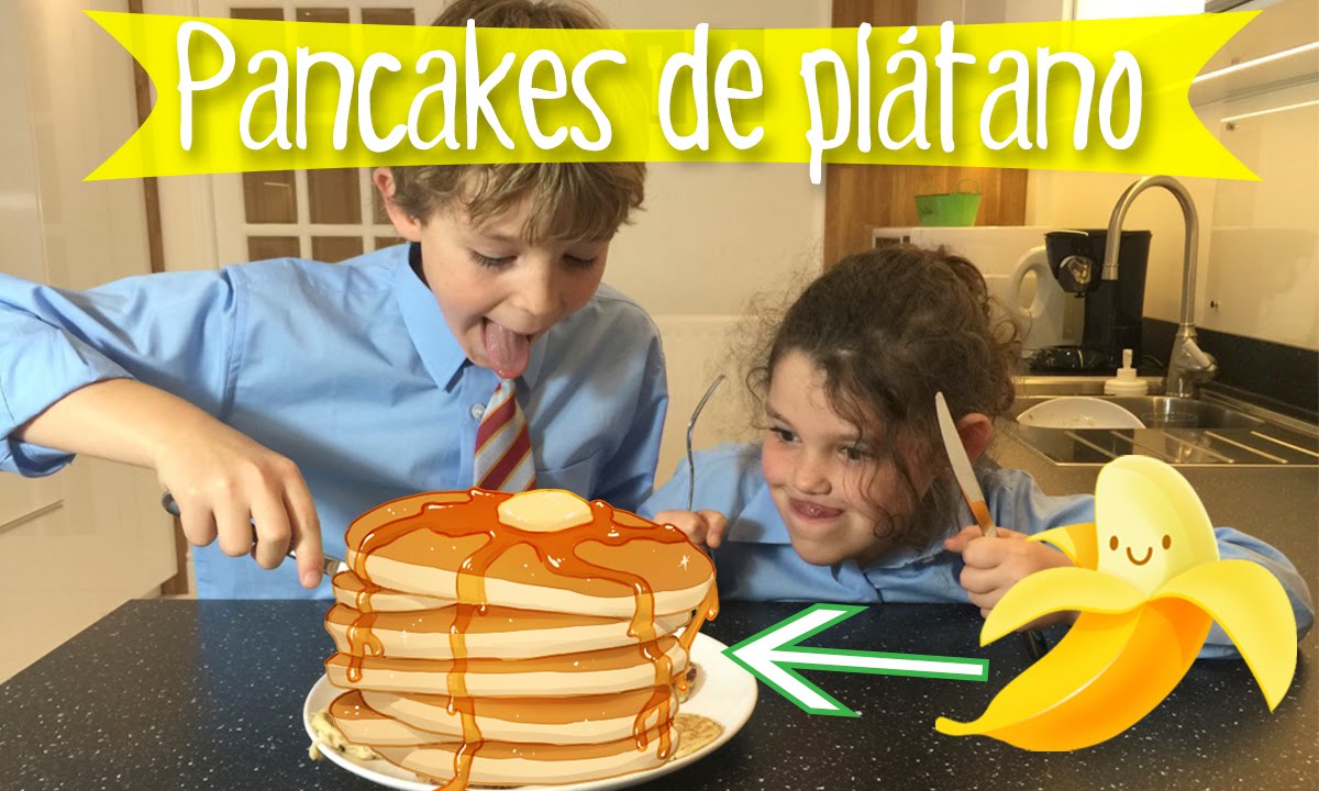 PANCAKES o tortitas de platano * Sólo 2 INGREDIENTES sin harina