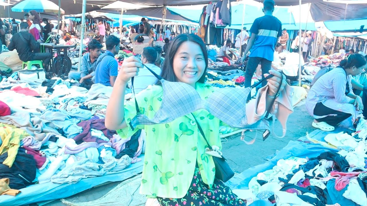 Heavy shopping with just rs 500 😱 in  the biggest bazaar from Dimapur Nagaland 💕#vlog