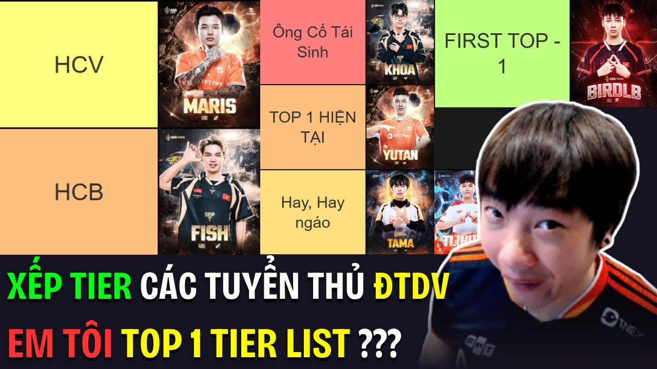 XẾP TIER Tuyển Thủ ĐTDV Xuân 2026: TOP 1 Các Lane Gọi Tên ??? | BLV Thanh Tùng