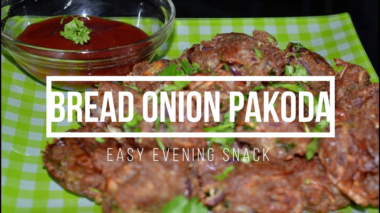 Bread Onion Pakoda || Easy evening snack