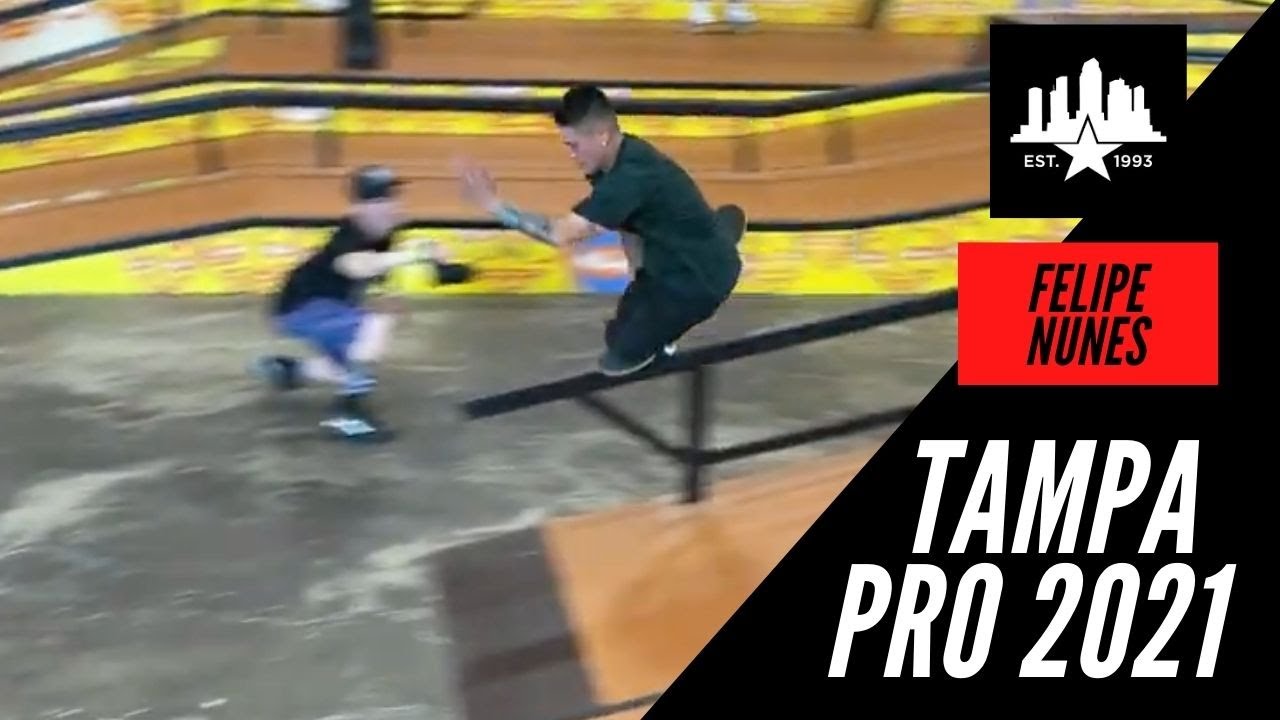 FELIPE NUNES HUGE GAP TO BACKSIDE OVER CROOK TAMPA PRO 2021