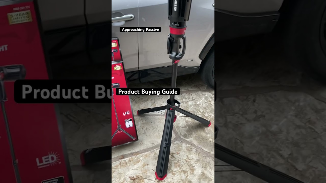 Product Review - Husky 7000 Lumen LED Portable Light Stand #tips #review #husky #diy #shorts