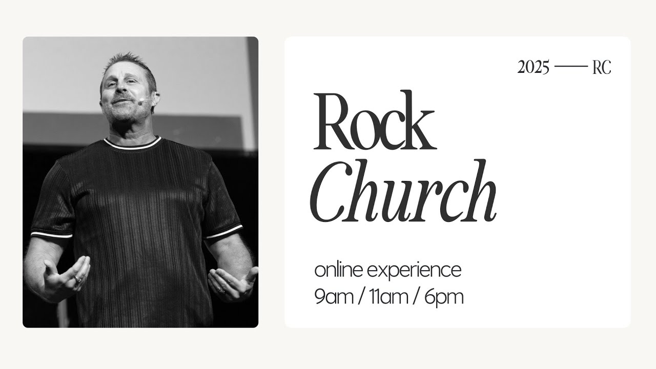 Join us LIVE for Sunday Service at Rock Church (9:00 AM)