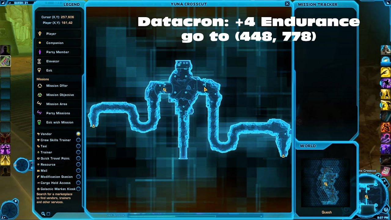 SWTOR Datacron Locations - Quesh (Republic)