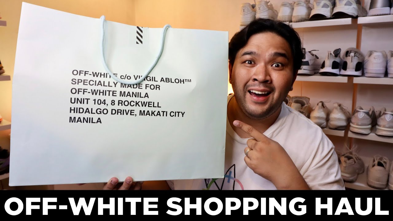 OFF-WHITE MANILA Shopping Haul Unboxing!