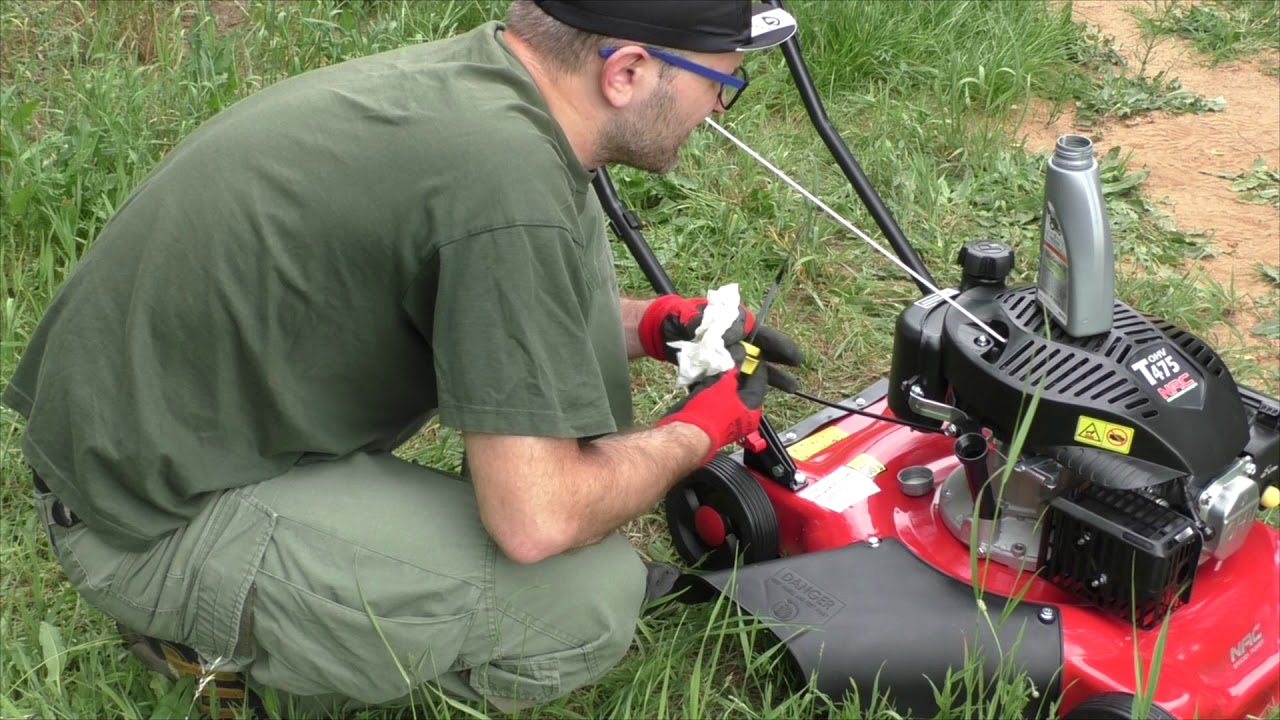 Przygotowanie do pierwszego rozruchu - kosiarka spalinowa NAC LP50-475SD T475 139cm³