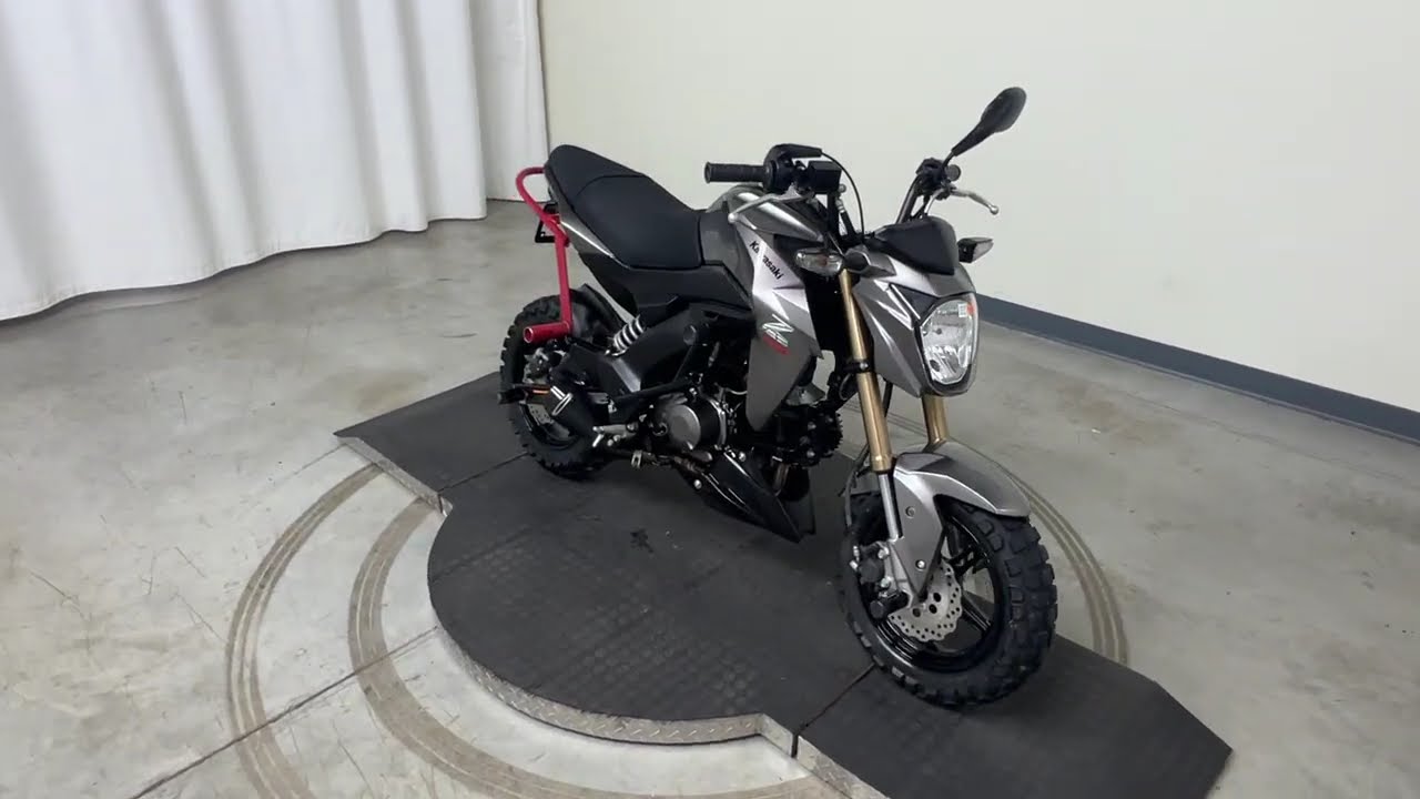 (49813NC) Used 2017 Kawasaki Z125 Pro (BR125J) Motorcycle for sale near Akron, OH.