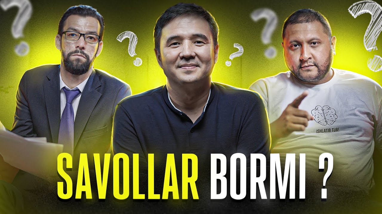 Laziz Hamidov (Lolazor podcast) va standup komik Islom Karimov, Abdurahim Mansurov | SAVOLLAR BORMI?