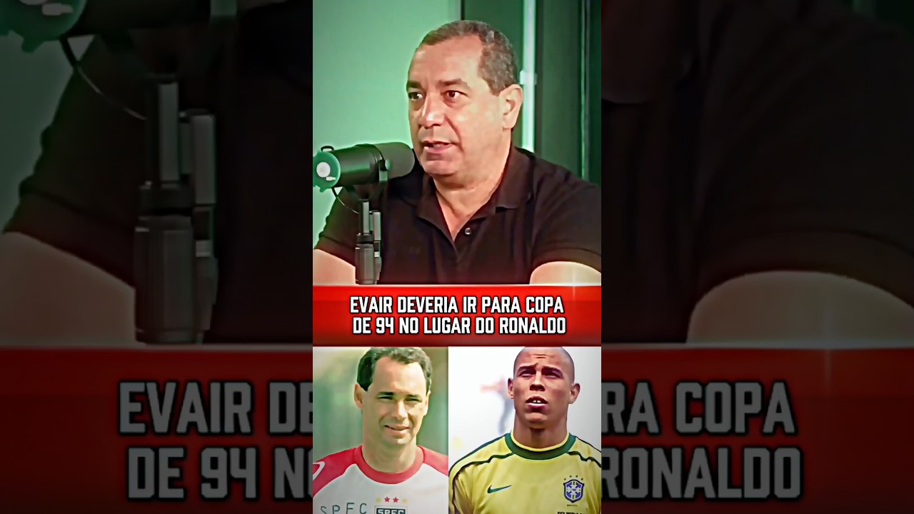 EVAIR DEVERIA IR PARA COPA 94 NO LUGAR DO RONALDO #futebol #copa94 #ronaldo #evair #copadomundo