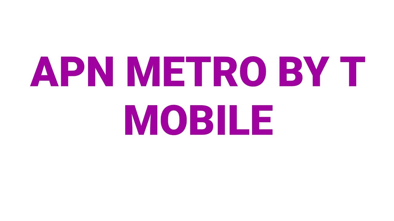 COMO CONFIGURAR APN INTERNET METRO BY T MOBILE EN UN TELEFONO LIBERADO 2024